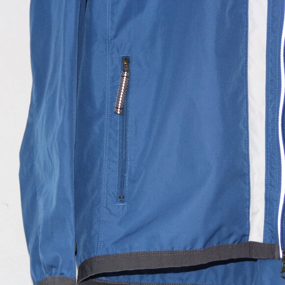 Nike Men's Windbreaker Jacket Clima-Fit Full Zip Size L Blue Reflector - Picture 5 of 8